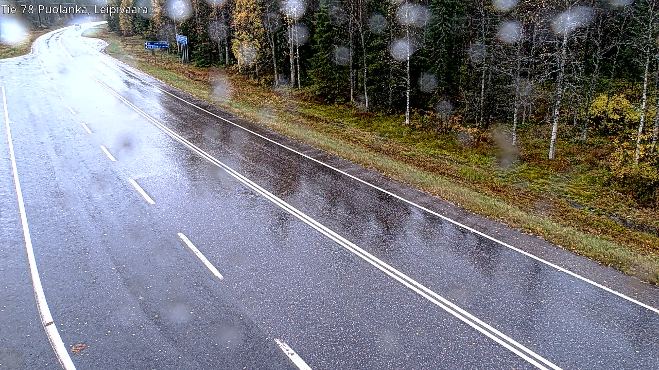 Weather Camera Image Road 78 Puolanka, Leipivaara, Puolanka, Kainuu