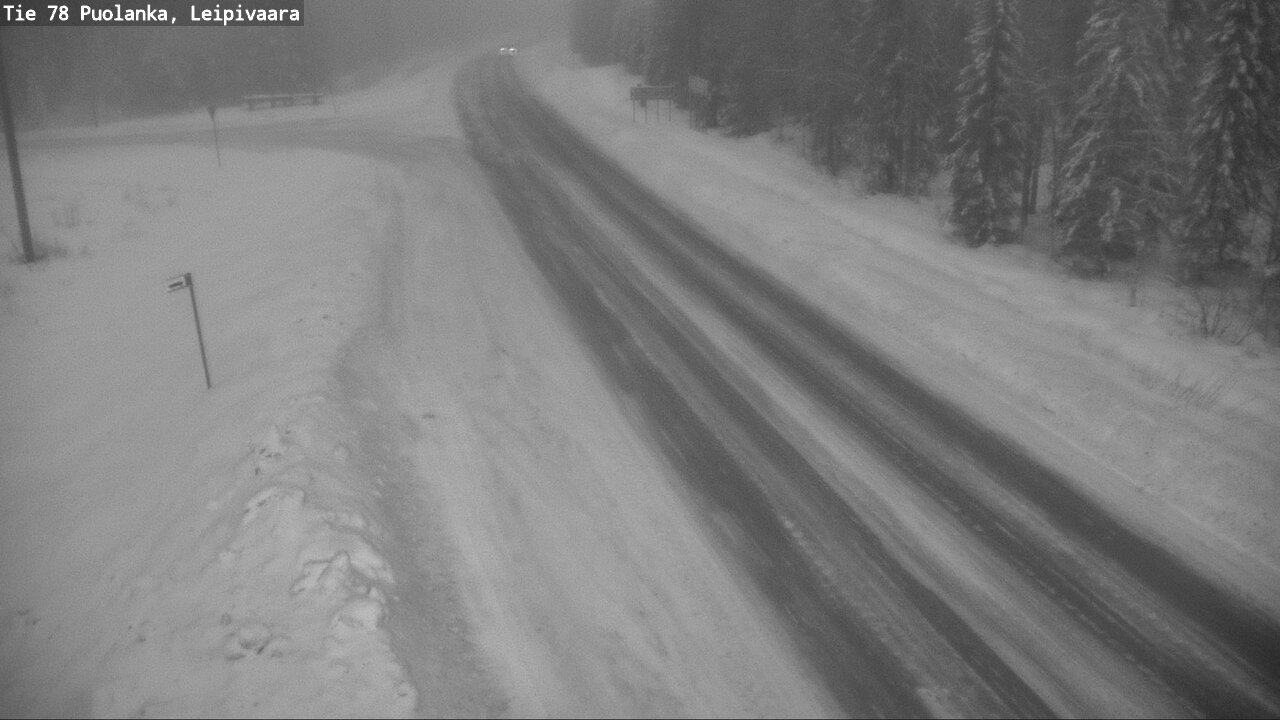 Weather Camera Image Road 78 Puolanka, Leipivaara, Puolanka, Kainuu