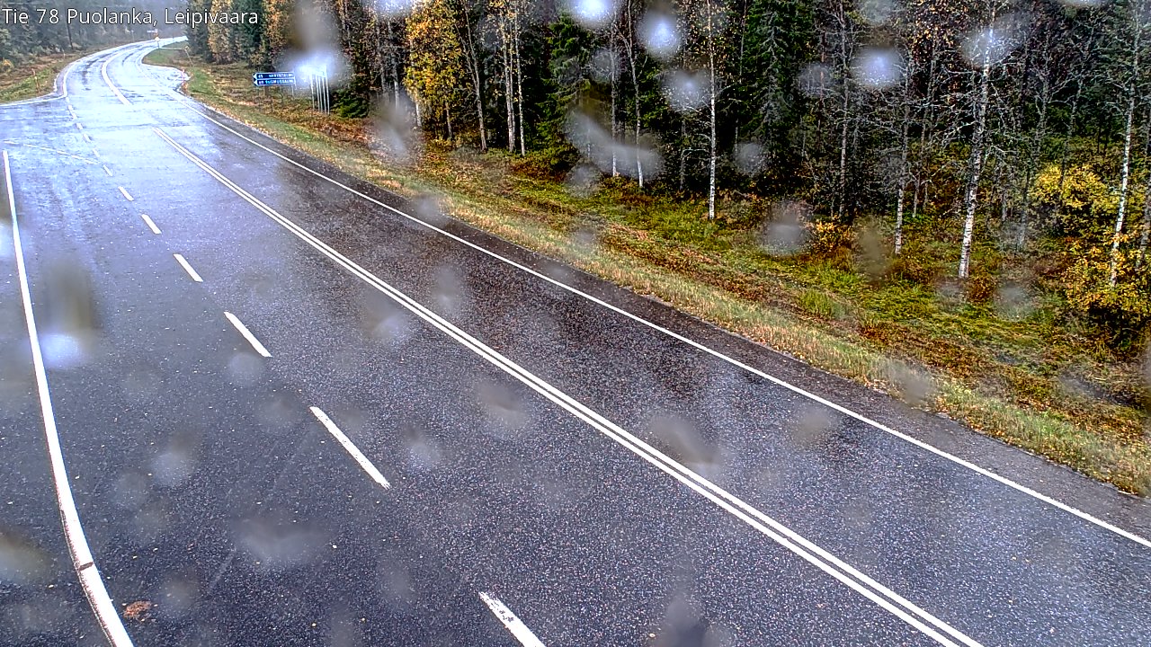Weather Camera Image Road 78 Puolanka, Leipivaara, Puolanka, Kainuu