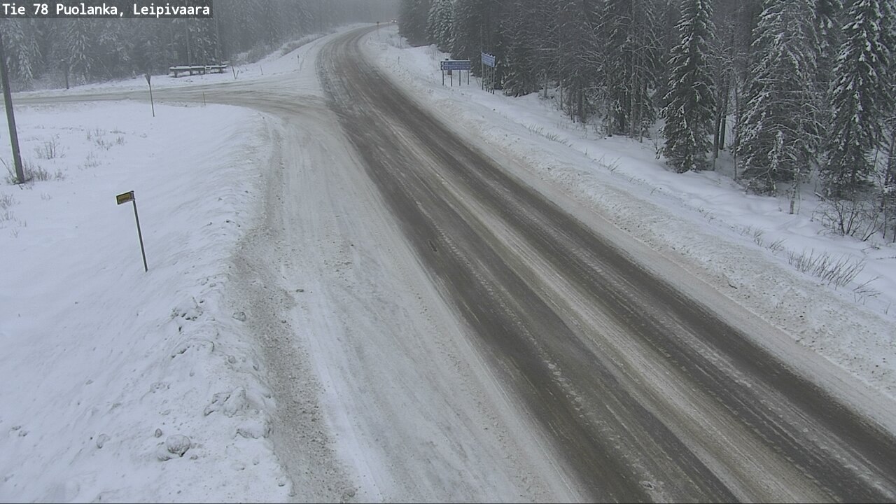 Weather Camera Image Road 78 Puolanka, Leipivaara, Puolanka, Kainuu