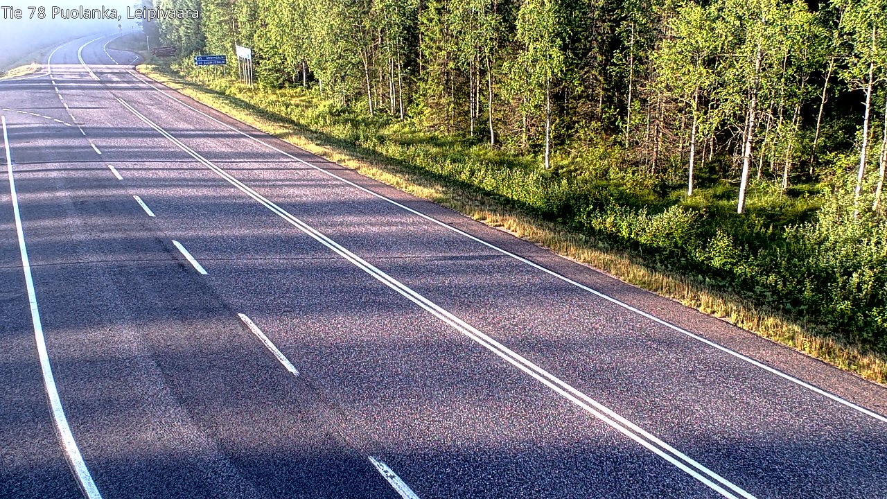 Kelikamerat Kuva Tie 78 Puolanka, Leipivaara, Puolanka, Kainuu