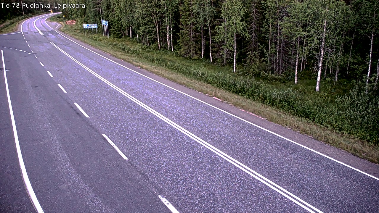 Kelikamerat Kuva Tie 78 Puolanka, Leipivaara, Puolanka, Kainuu