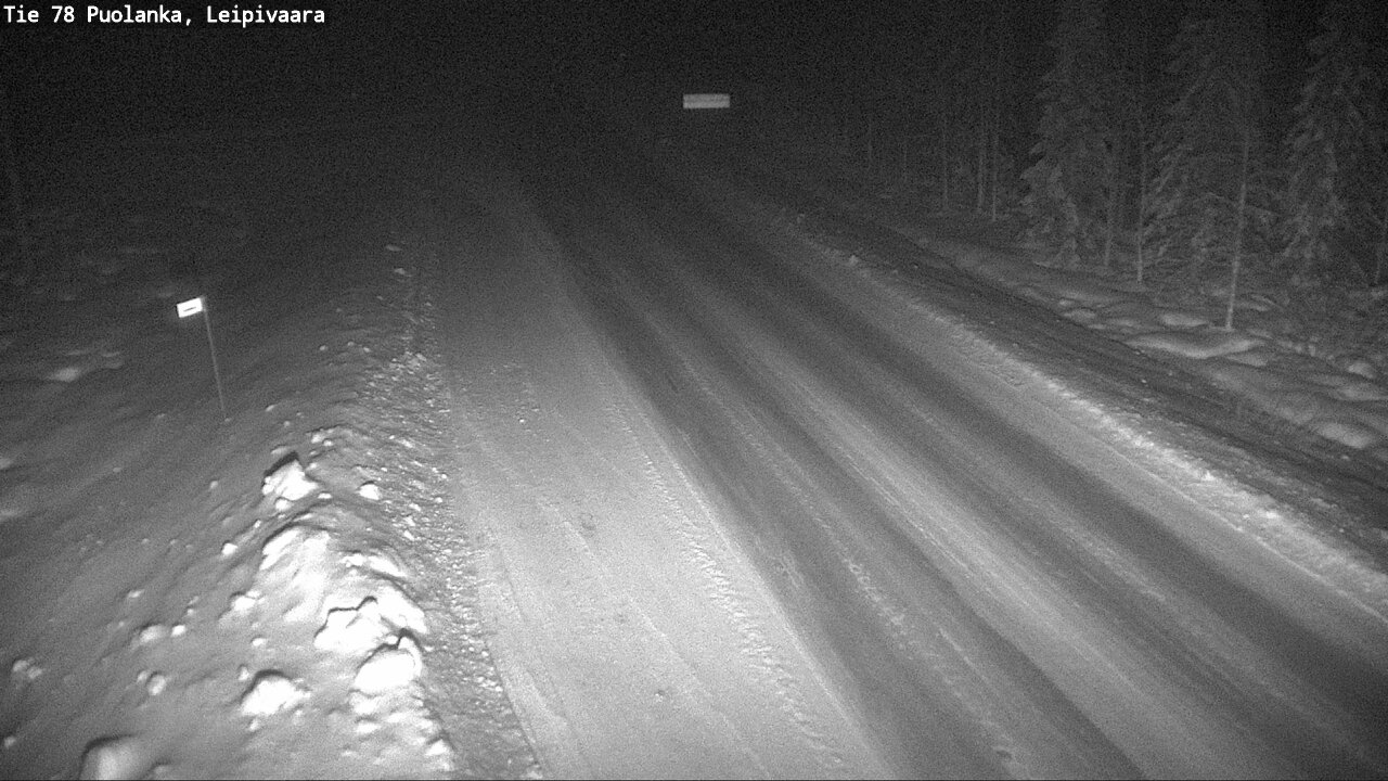 Weather Camera Image Road 78 Puolanka, Leipivaara, Puolanka, Kainuu