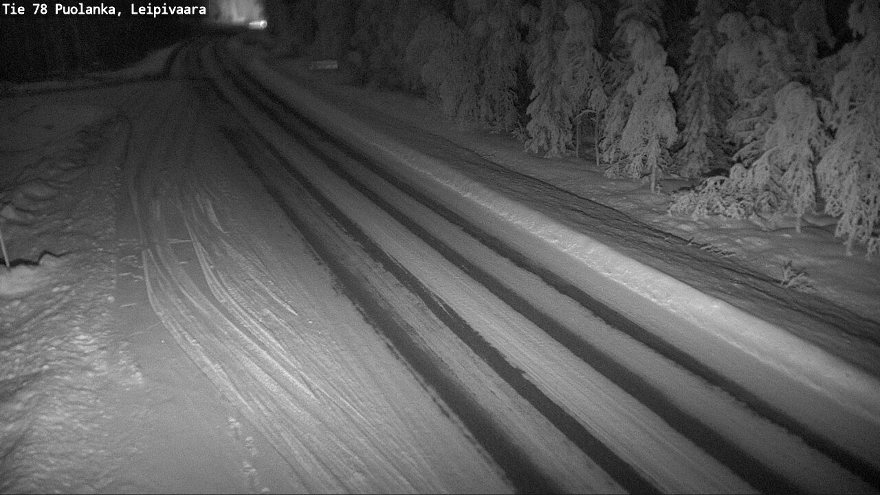 Weather Camera Image Väg 78 Puolango, Leipivaara, Puolanka, Kainuu