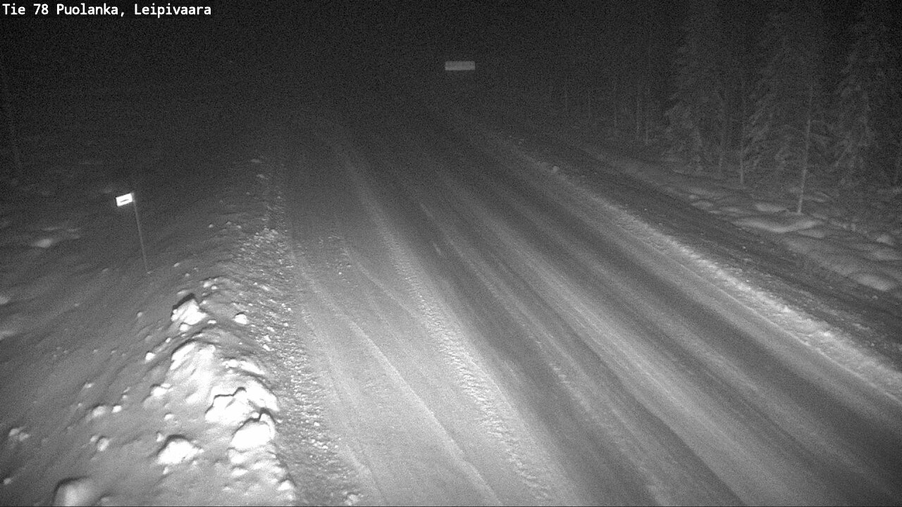 Weather Camera Image Road 78 Puolanka, Leipivaara, Puolanka, Kainuu