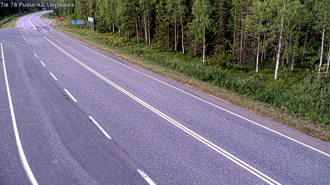 Kelikamerat Kuva Tie 78 Puolanka, Leipivaara, Puolanka, Kainuu