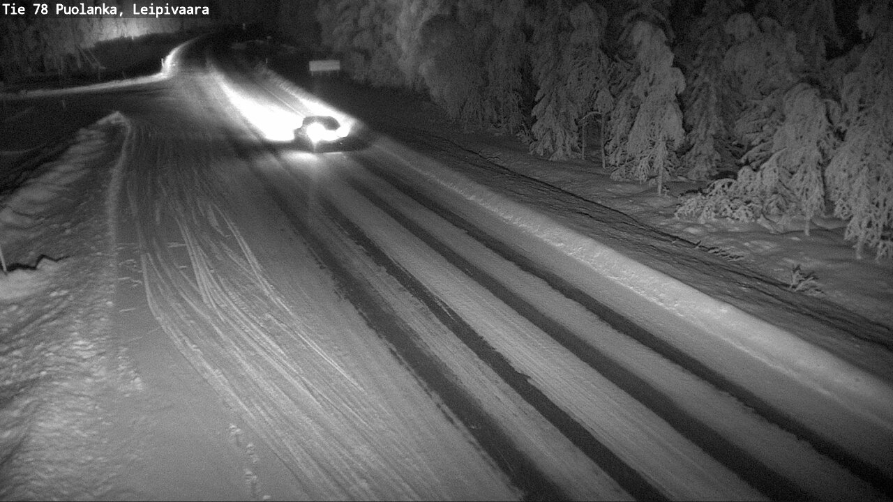Weather Camera Image Road 78 Puolanka, Leipivaara, Puolanka, Kainuu