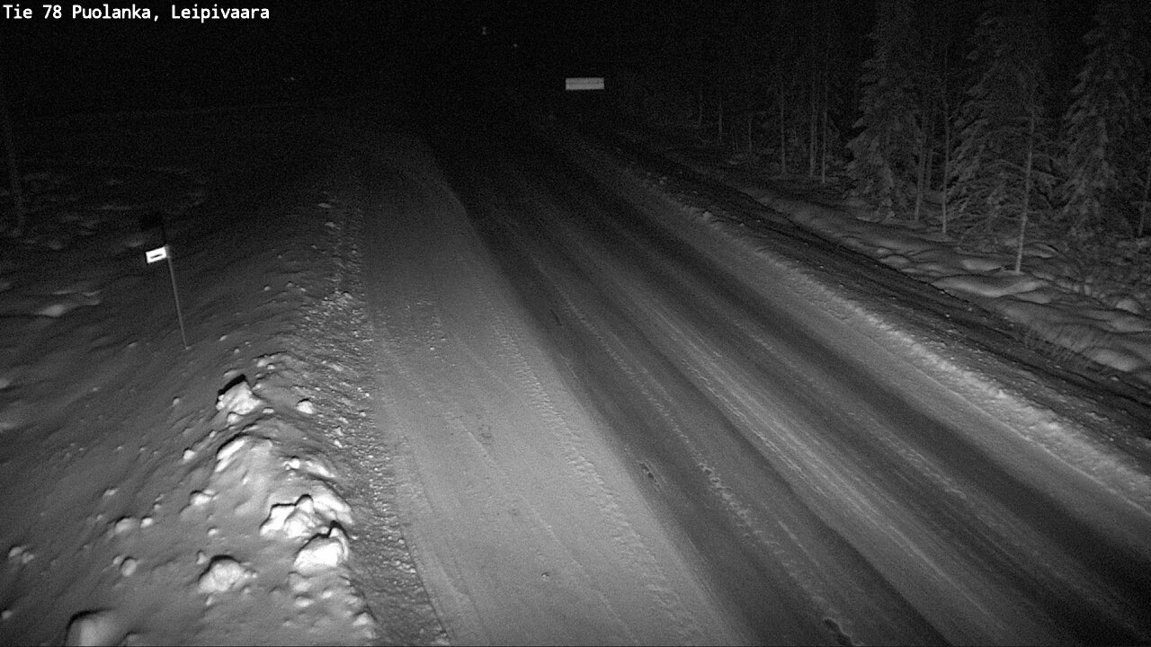 Weather Camera Image Road 78 Puolanka, Leipivaara, Puolanka, Kainuu