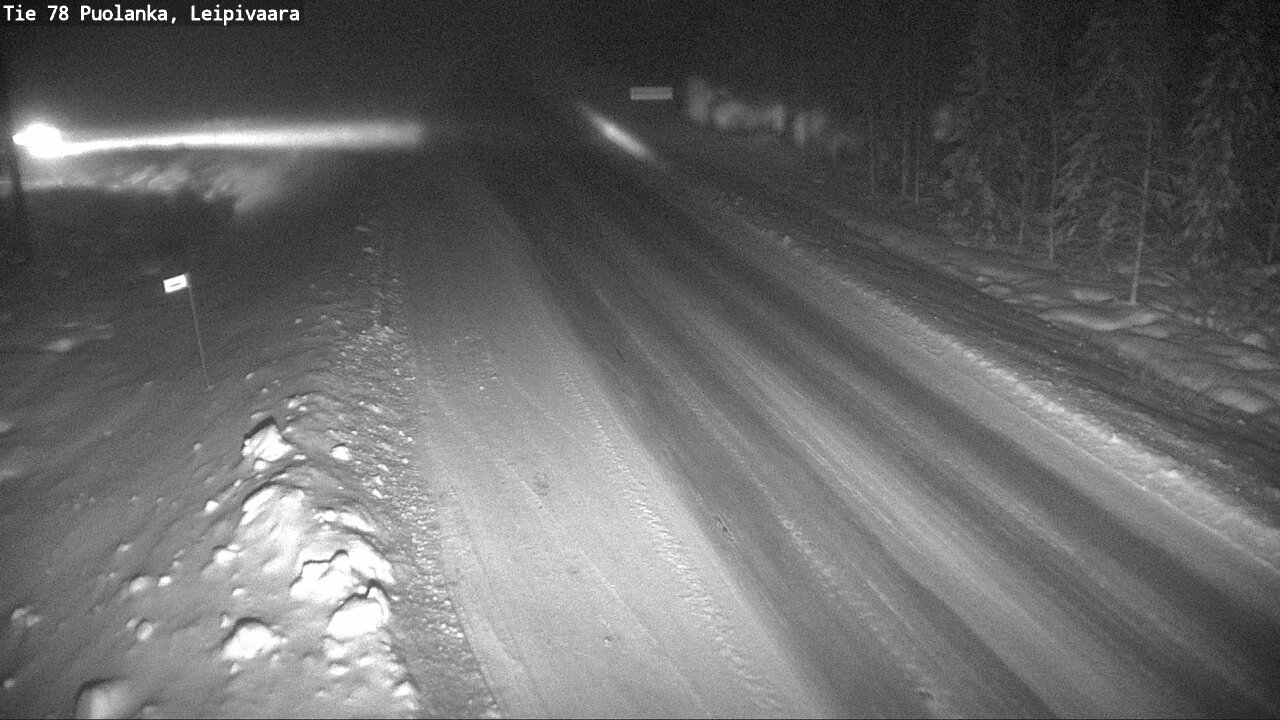 Weather Camera Image Road 78 Puolanka, Leipivaara, Puolanka, Kainuu