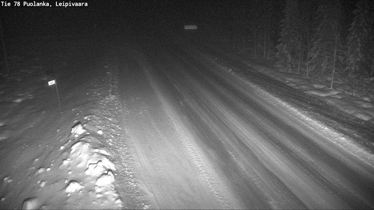 Weather Camera Image Road 78 Puolanka, Leipivaara, Puolanka, Kainuu
