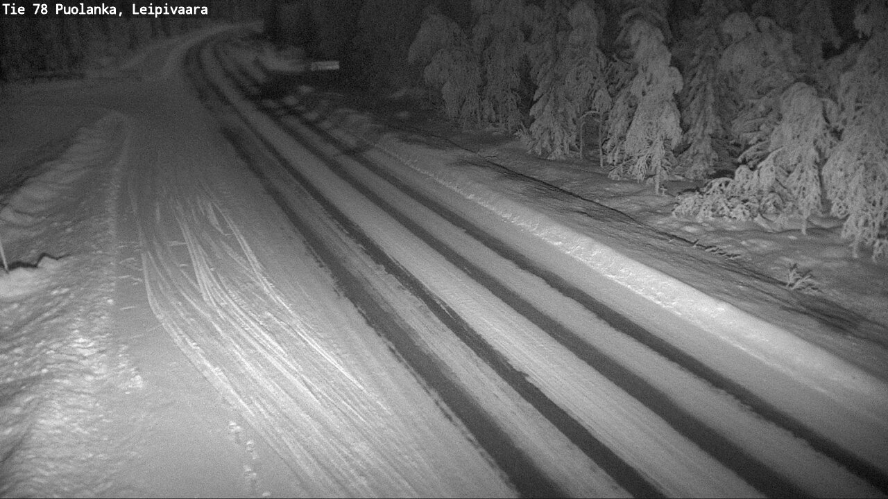 Weather Camera Image Väg 78 Puolango, Leipivaara, Puolanka, Kainuu