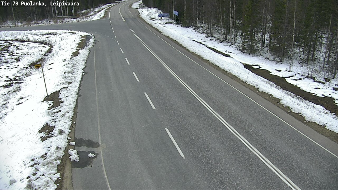 Kelikamerat Kuva Tie 78 Puolanka, Leipivaara, Puolanka, Kainuu