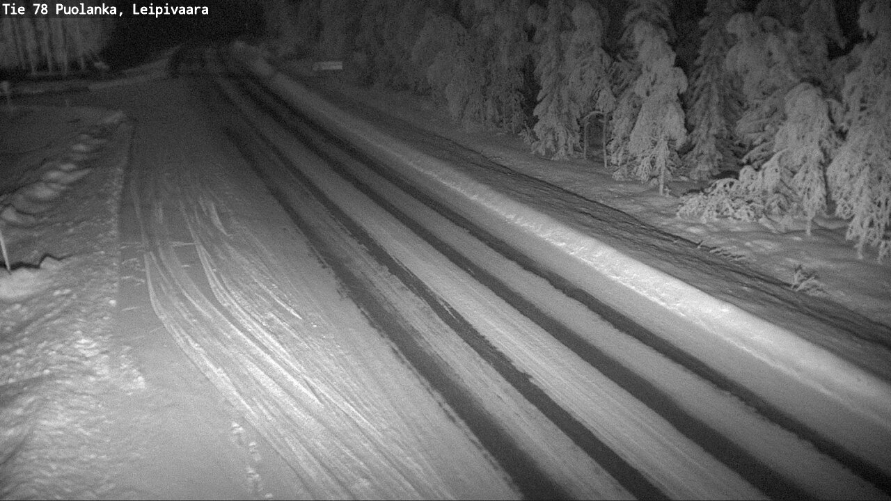 Weather Camera Image Väg 78 Puolango, Leipivaara, Puolanka, Kainuu