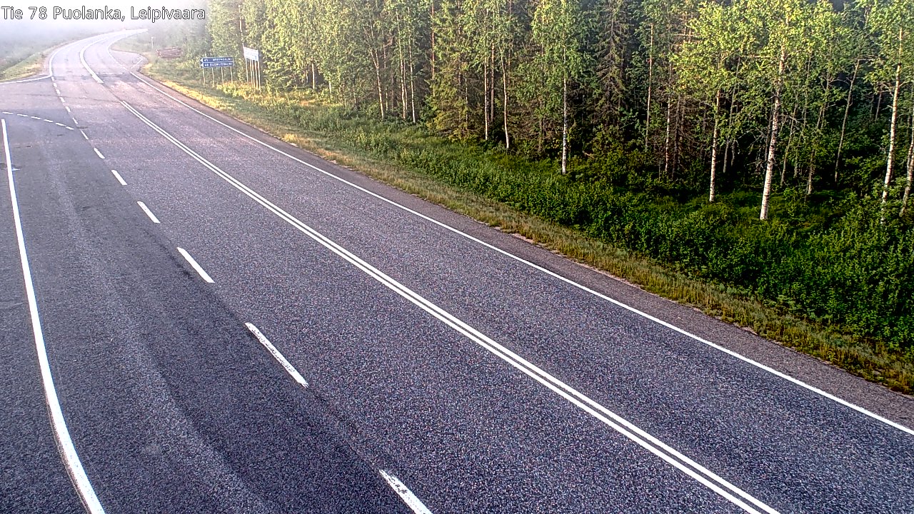 Kelikamerat Kuva Tie 78 Puolanka, Leipivaara, Puolanka, Kainuu
