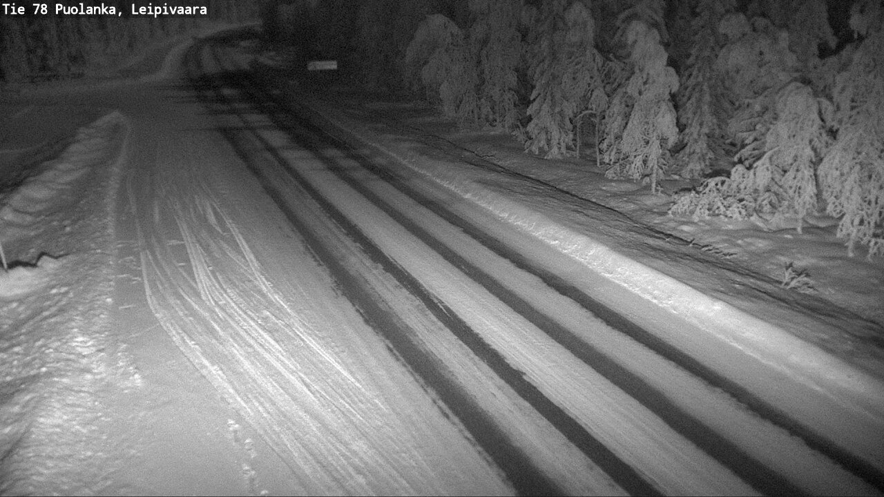 Weather Camera Image Väg 78 Puolango, Leipivaara, Puolanka, Kainuu