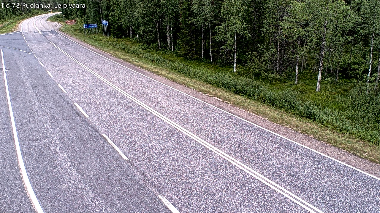Kelikamerat Kuva Tie 78 Puolanka, Leipivaara, Puolanka, Kainuu