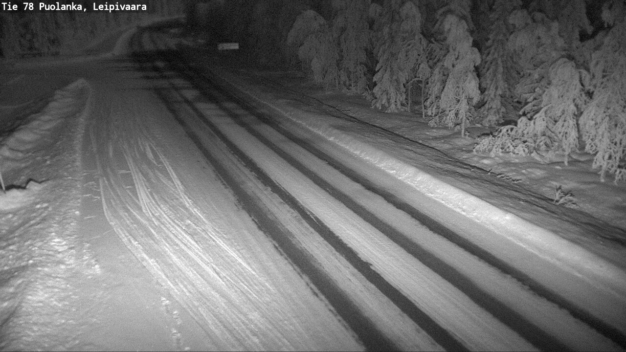 Weather Camera Image Väg 78 Puolango, Leipivaara, Puolanka, Kainuu