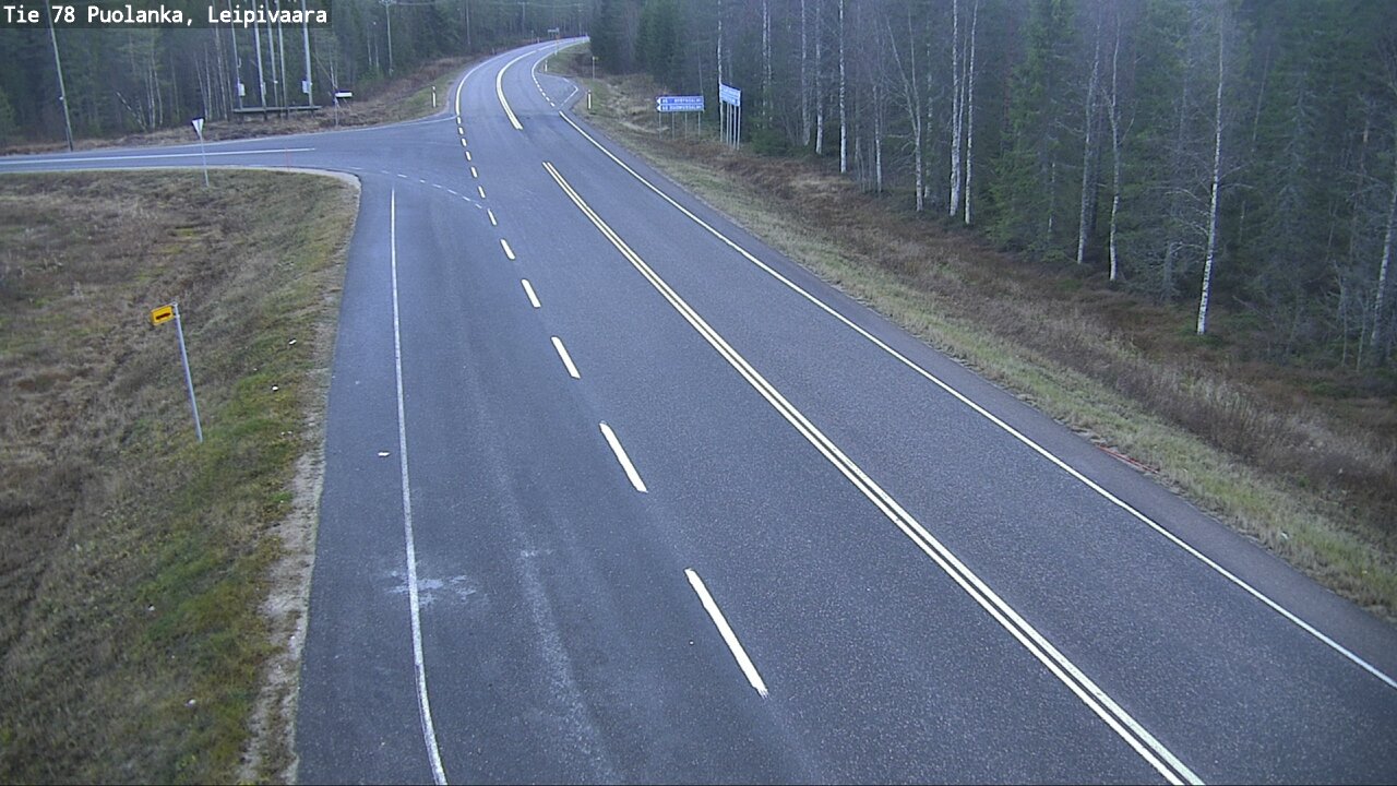 Kelikamerat Kuva Tie 78 Puolanka, Leipivaara, Puolanka, Kainuu