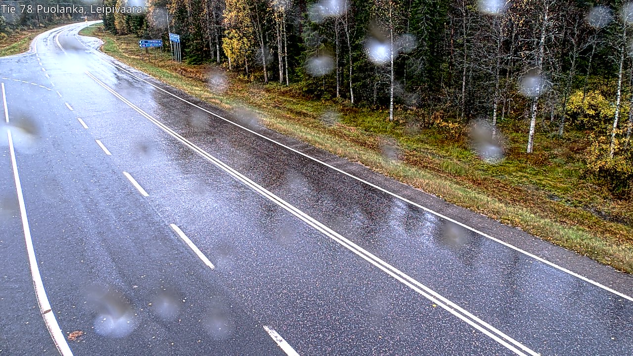Weather Camera Image Road 78 Puolanka, Leipivaara, Puolanka, Kainuu