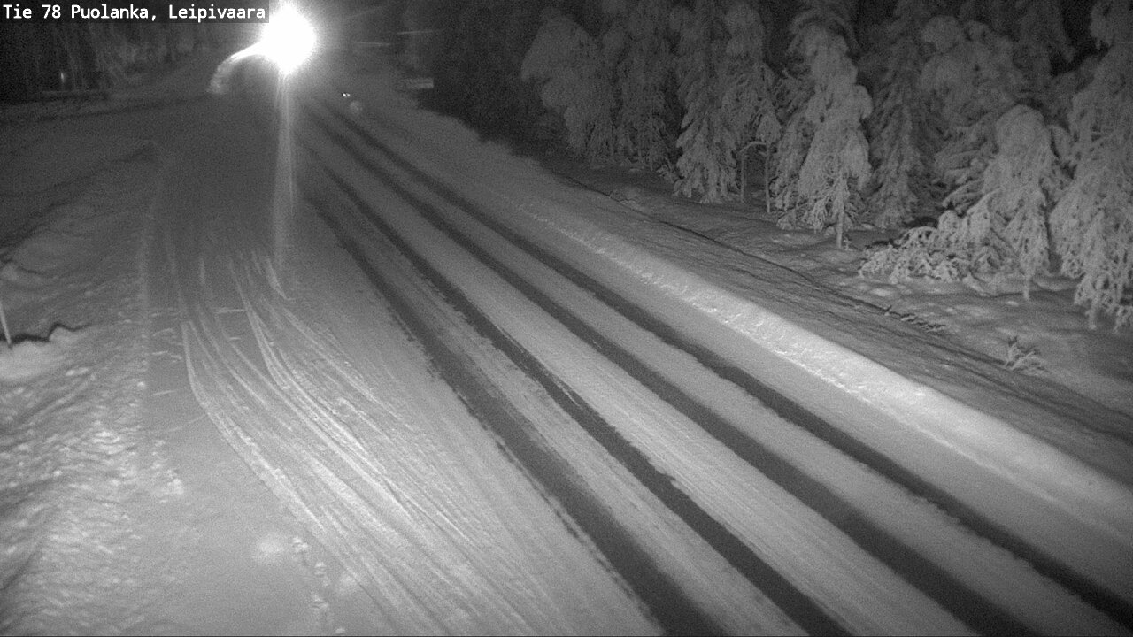 Weather Camera Image Väg 78 Puolango, Leipivaara, Puolanka, Kainuu