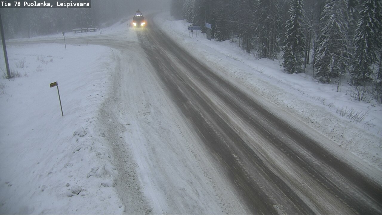 Weather Camera Image Road 78 Puolanka, Leipivaara, Puolanka, Kainuu