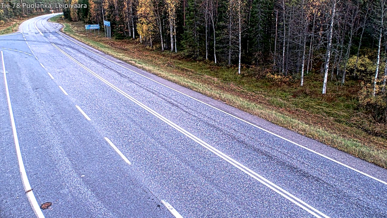 Kelikamerat Kuva Tie 78 Puolanka, Leipivaara, Puolanka, Kainuu
