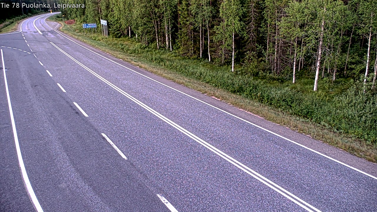 Kelikamerat Kuva Tie 78 Puolanka, Leipivaara, Puolanka, Kainuu