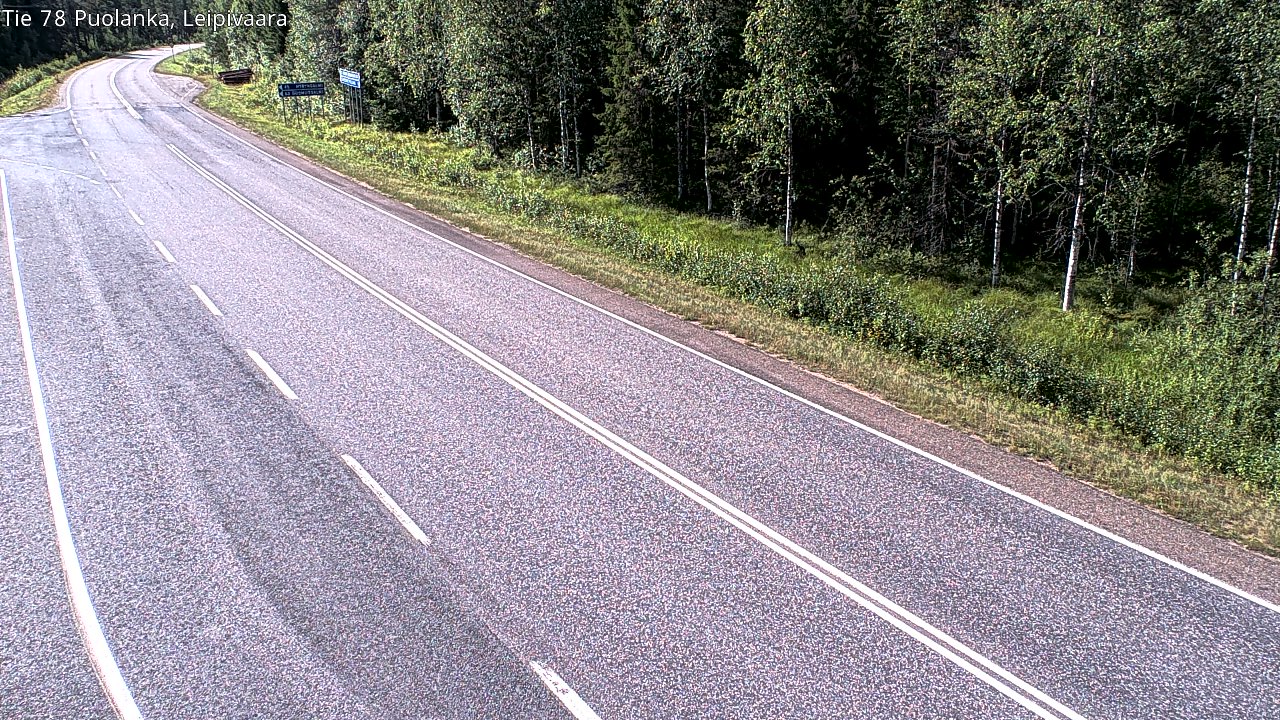 Kelikamerat Kuva Tie 78 Puolanka, Leipivaara, Puolanka, Kainuu