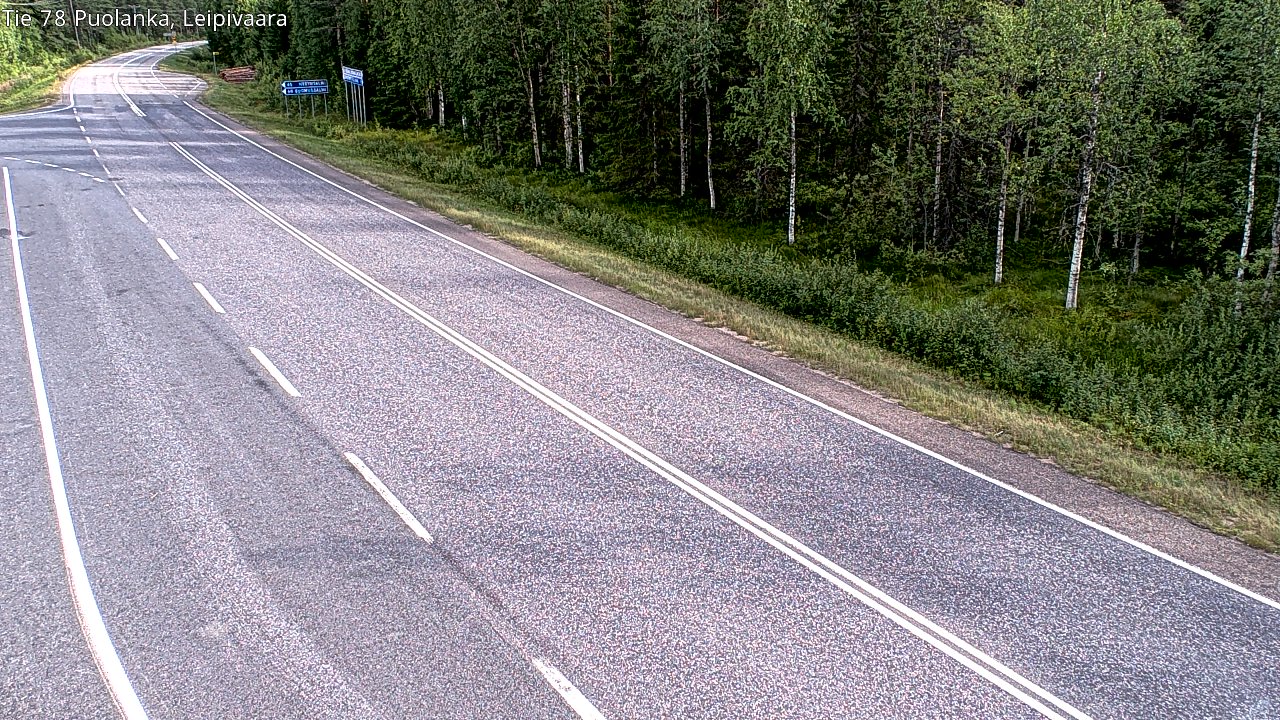 Kelikamerat Kuva Tie 78 Puolanka, Leipivaara, Puolanka, Kainuu