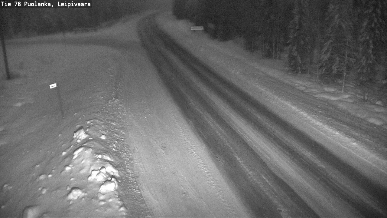 Weather Camera Image Road 78 Puolanka, Leipivaara, Puolanka, Kainuu