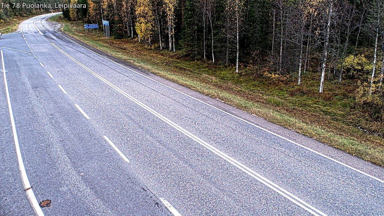 Kelikamerat Kuva Tie 78 Puolanka, Leipivaara, Puolanka, Kainuu