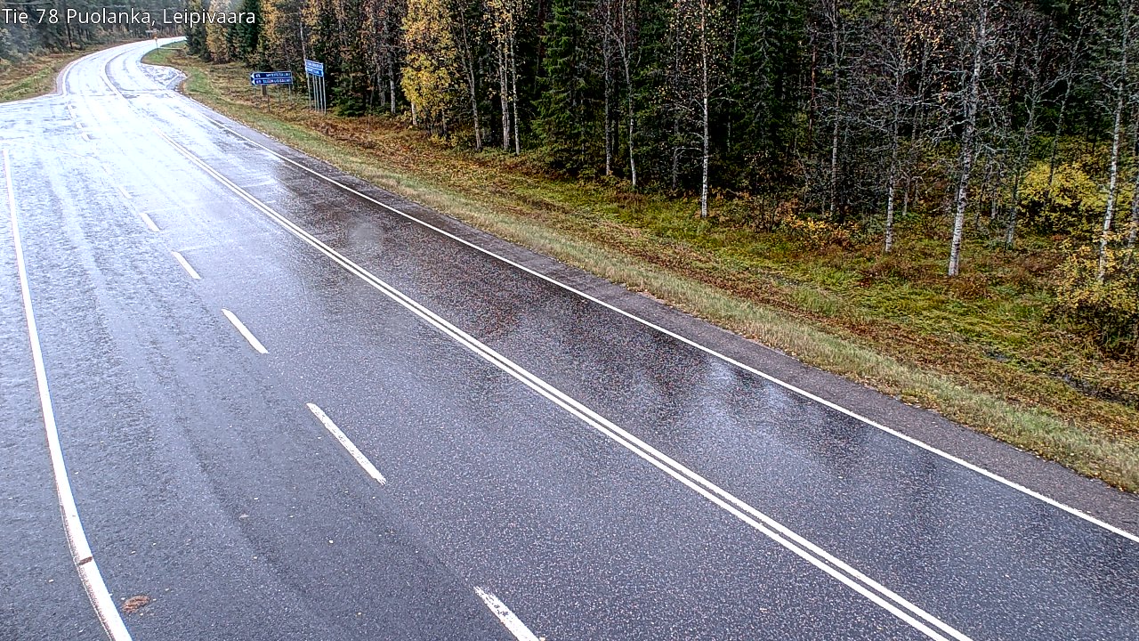 Weather Camera Image Road 78 Puolanka, Leipivaara, Puolanka, Kainuu