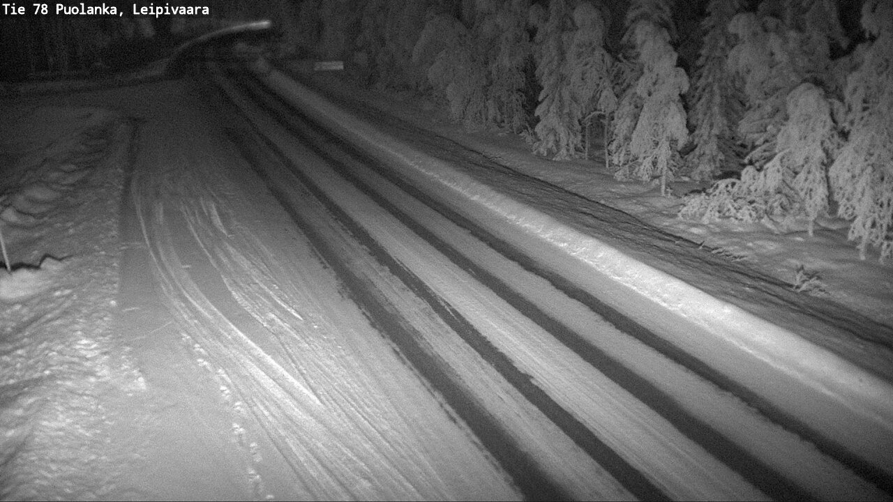 Weather Camera Image Väg 78 Puolango, Leipivaara, Puolanka, Kainuu