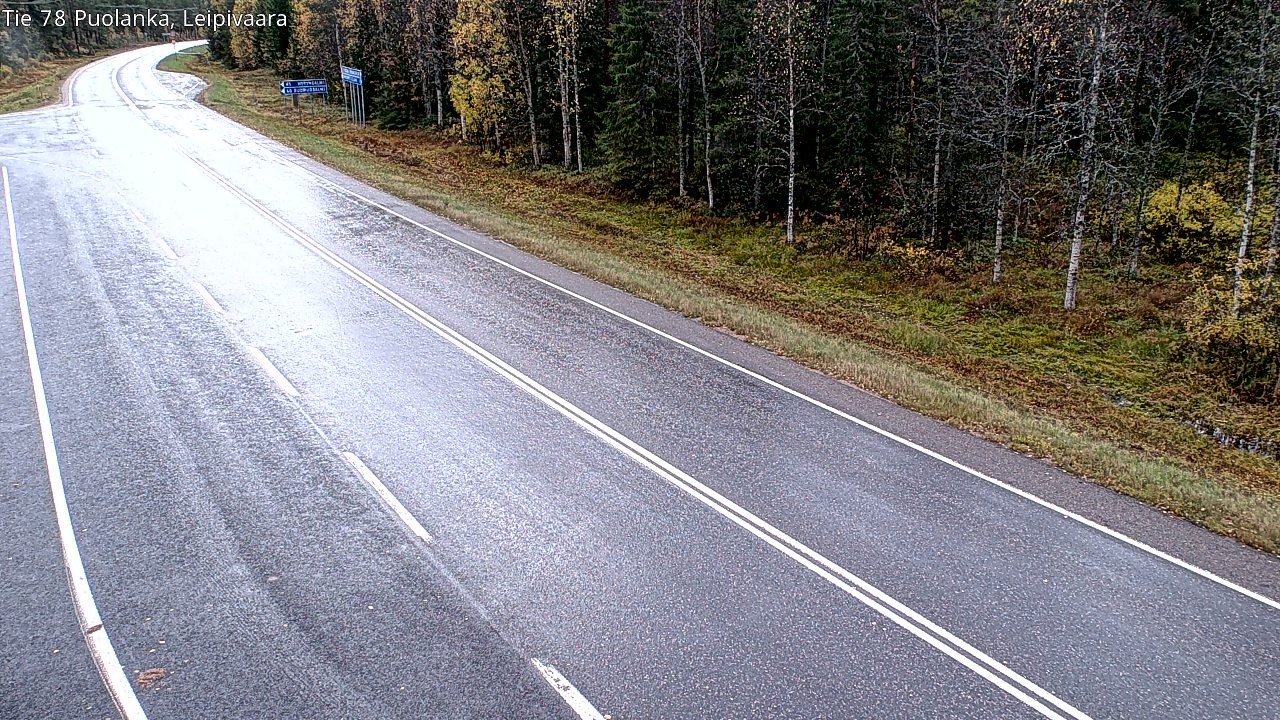 Weather Camera Image Road 78 Puolanka, Leipivaara, Puolanka, Kainuu