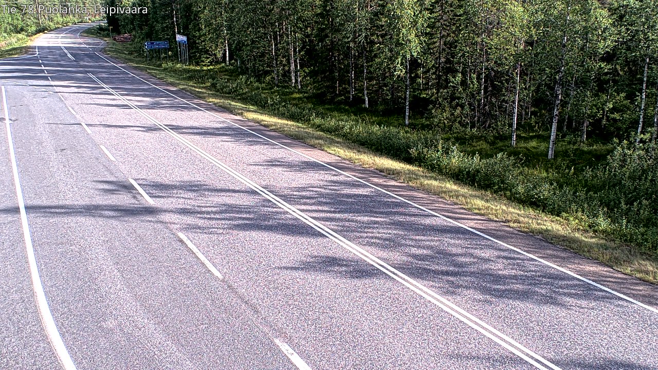 Kelikamerat Kuva Tie 78 Puolanka, Leipivaara, Puolanka, Kainuu