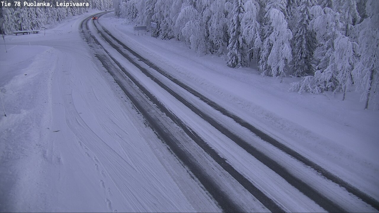 Weather Camera Image Väg 78 Puolango, Leipivaara, Puolanka, Kainuu