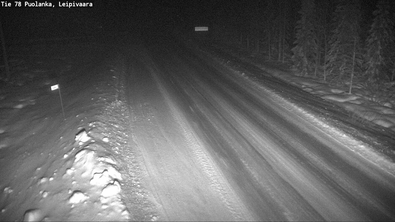 Weather Camera Image Road 78 Puolanka, Leipivaara, Puolanka, Kainuu