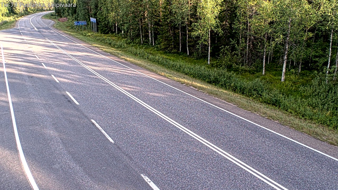 Kelikamerat Kuva Tie 78 Puolanka, Leipivaara, Puolanka, Kainuu