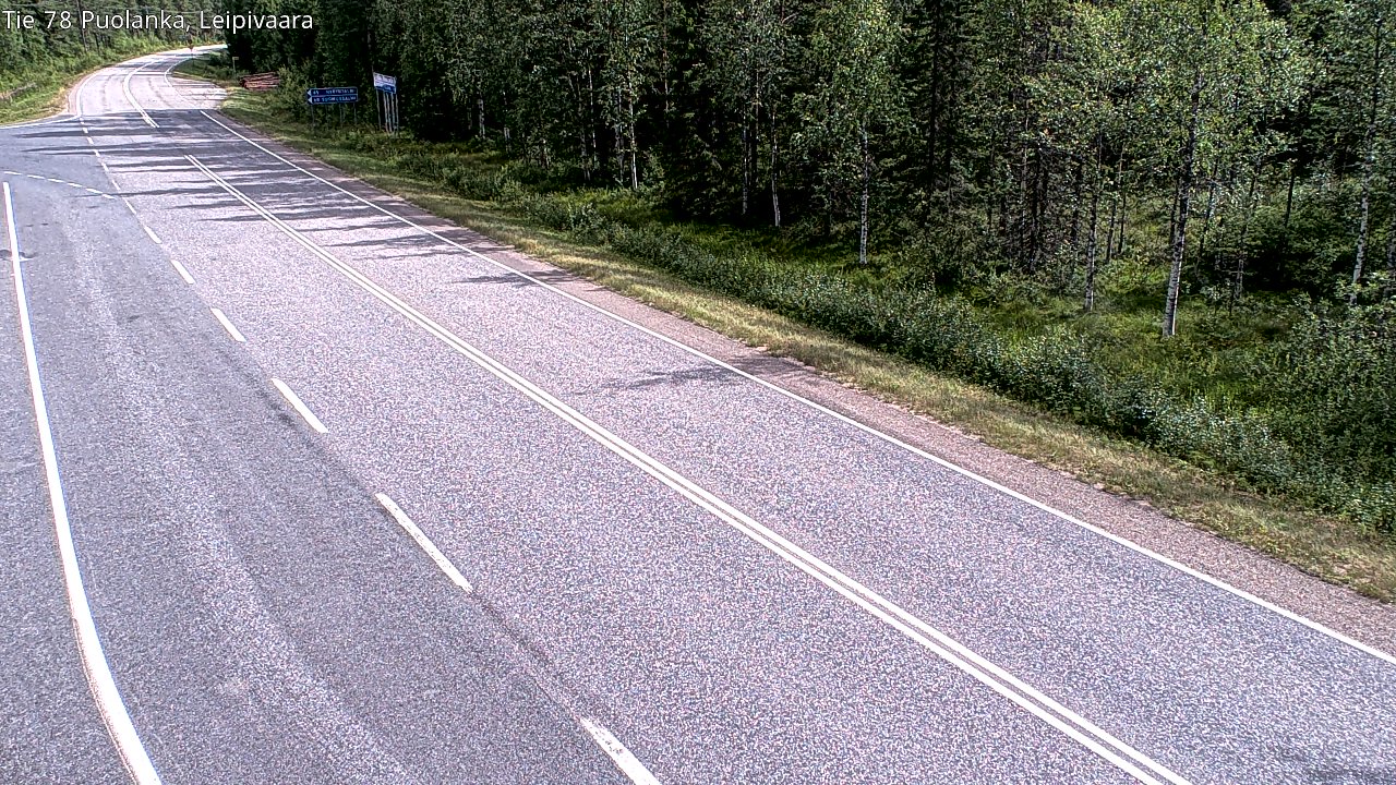 Kelikamerat Kuva Tie 78 Puolanka, Leipivaara, Puolanka, Kainuu