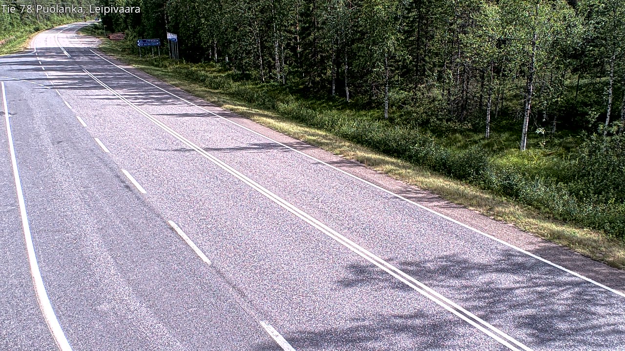 Kelikamerat Kuva Tie 78 Puolanka, Leipivaara, Puolanka, Kainuu