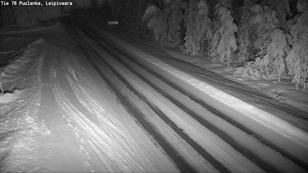 Weather Camera Image Väg 78 Puolango, Leipivaara, Puolanka, Kainuu