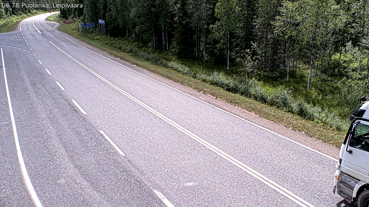 Kelikamerat Kuva Tie 78 Puolanka, Leipivaara, Puolanka, Kainuu