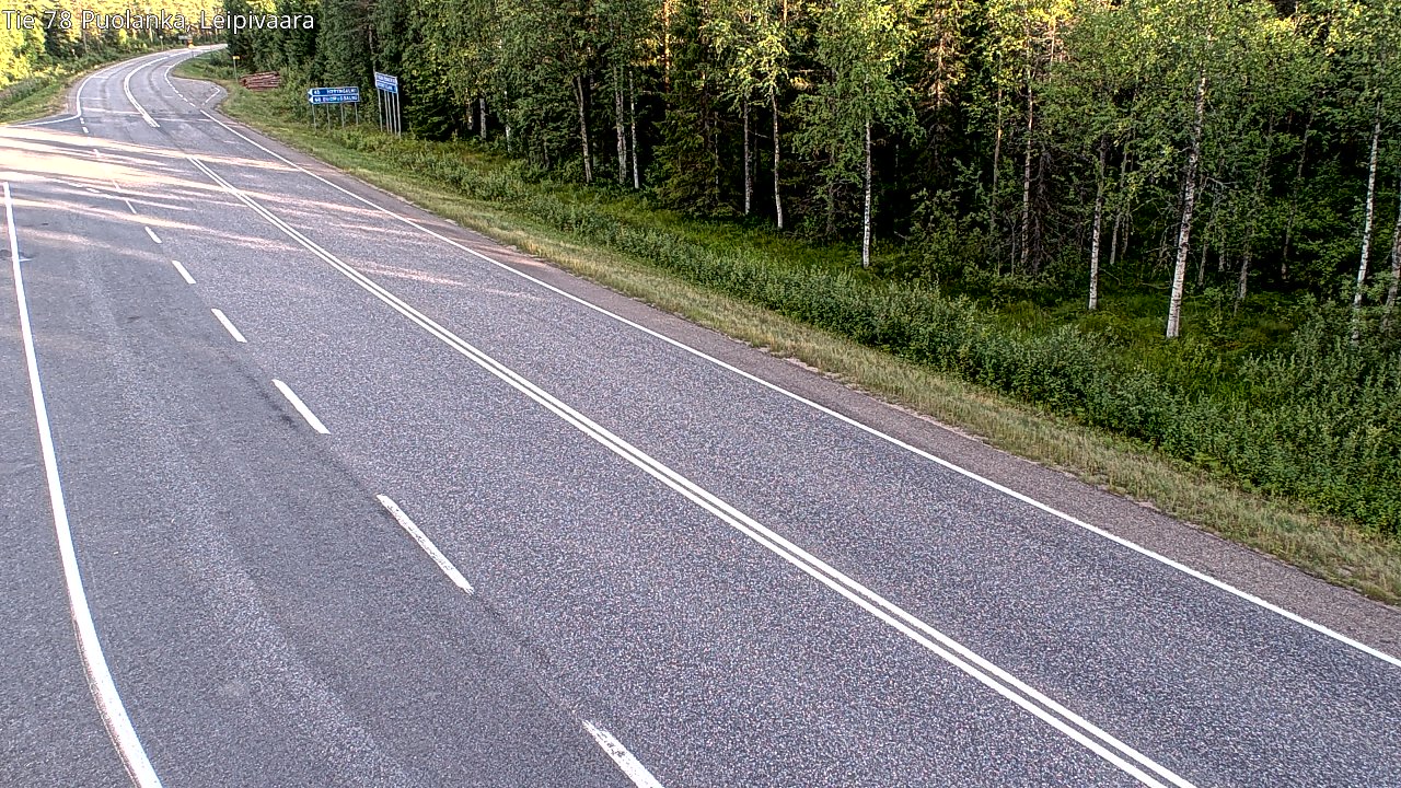Kelikamerat Kuva Tie 78 Puolanka, Leipivaara, Puolanka, Kainuu