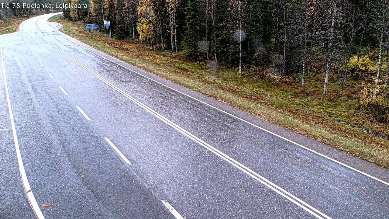 Weather Camera Image Road 78 Puolanka, Leipivaara, Puolanka, Kainuu
