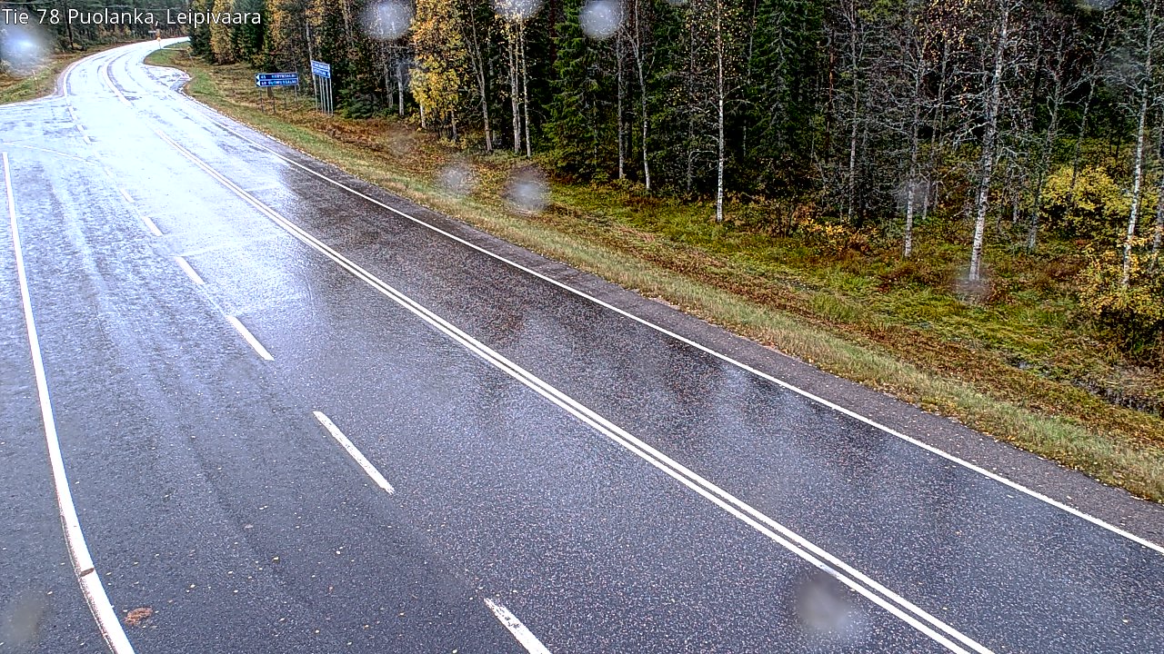 Weather Camera Image Road 78 Puolanka, Leipivaara, Puolanka, Kainuu