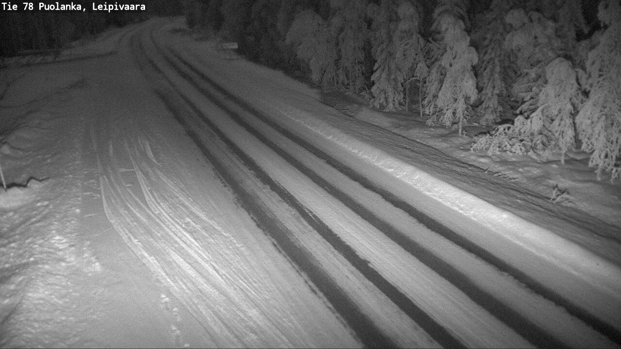 Weather Camera Image Väg 78 Puolango, Leipivaara, Puolanka, Kainuu