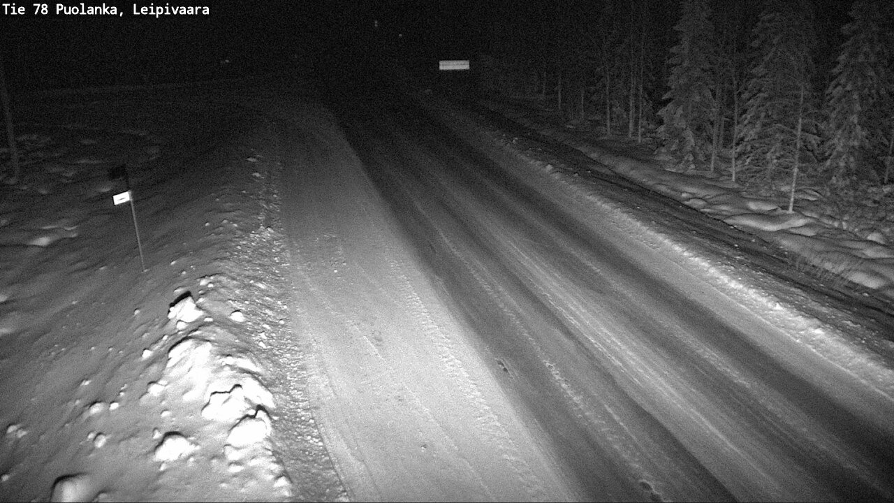 Weather Camera Image Road 78 Puolanka, Leipivaara, Puolanka, Kainuu