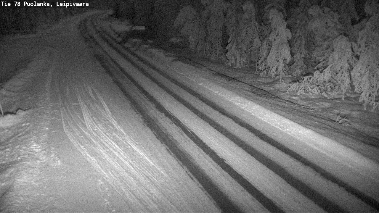 Weather Camera Image Väg 78 Puolango, Leipivaara, Puolanka, Kainuu