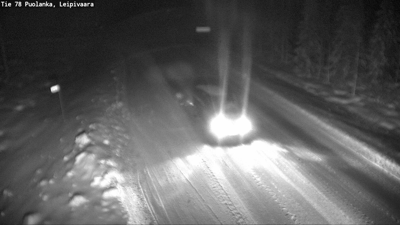 Weather Camera Image Road 78 Puolanka, Leipivaara, Puolanka, Kainuu