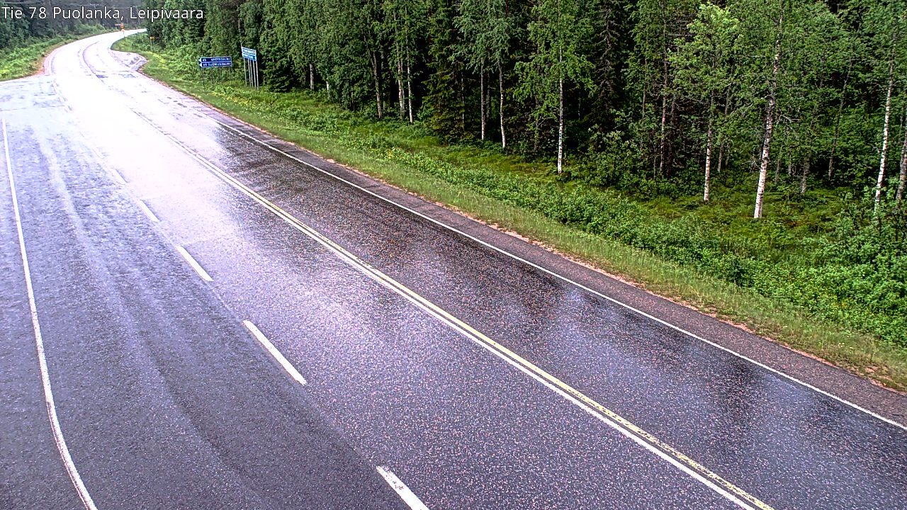 Kelikamerat Kuva Tie 78 Puolanka, Leipivaara, Puolanka, Kainuu
